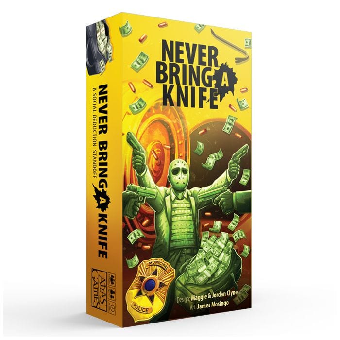 Atlas Games Never Bring a Knife - Lost City Toys