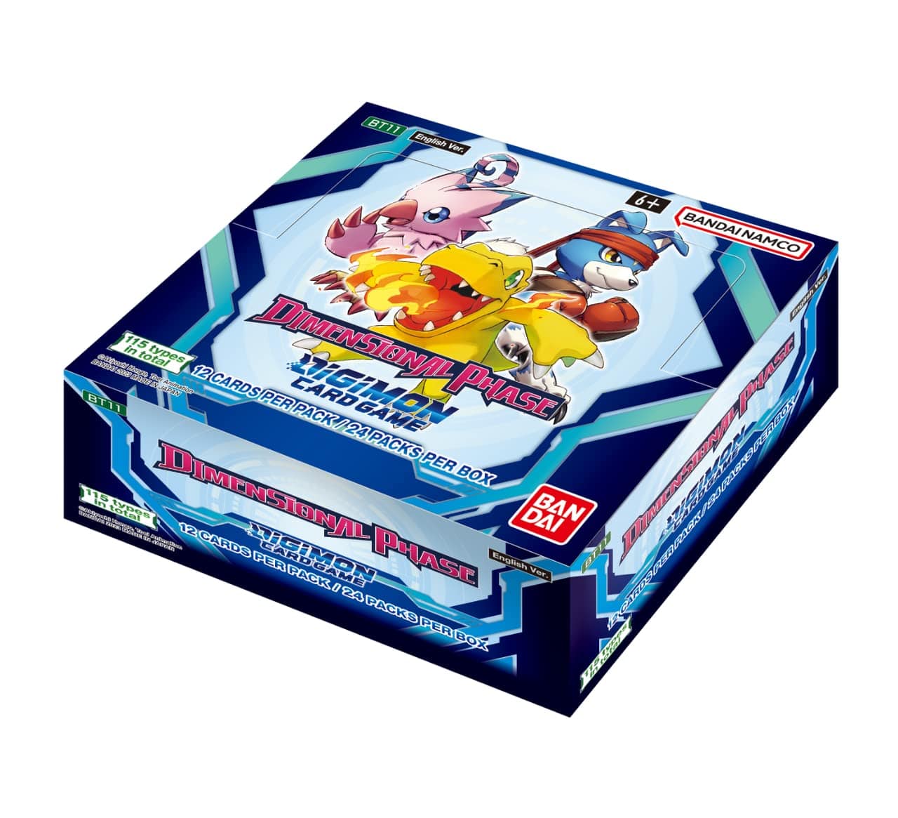 Bandai Co Digimon TCG: Dimensional Phase Booster Display (24) (BT11) - Lost City Toys