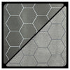 """Battlemat: Reversible Hexes Black/Grey (23 1/2"""" x 26"""" Playing Surface)""" - Lost City Toys