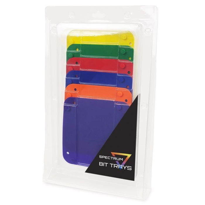 BCW Diversified Board Games Accessories BCW Diversified Bit Trays: Spectrum: Assorted Colors (6)