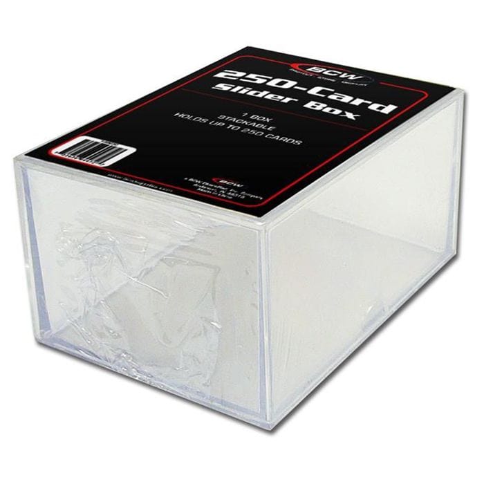 BCW Diversified Box: 2 Piece Slider 250 Clear - Lost City Toys