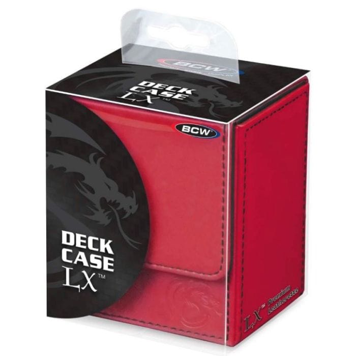 BCW Diversified Card Accessories BCW Diversified Deck Box: Deck Case: LX Red