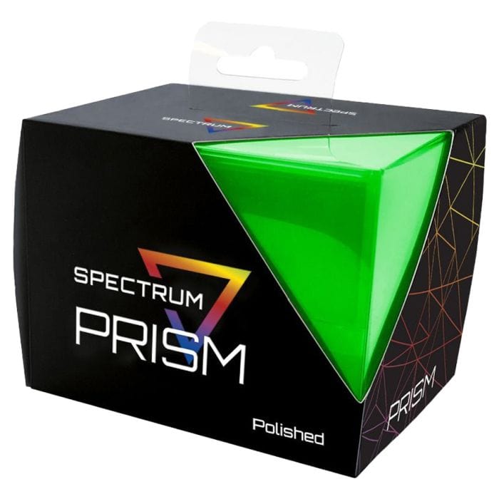 BCW Diversified Card Accessories BCW Diversified Deck Box: Spectrum: Prism: Lime Green