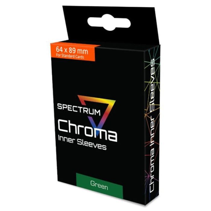 BCW Diversified Deck Protector: Spectrum: Chroma Inner Sleeves: Green (100) - Lost City Toys