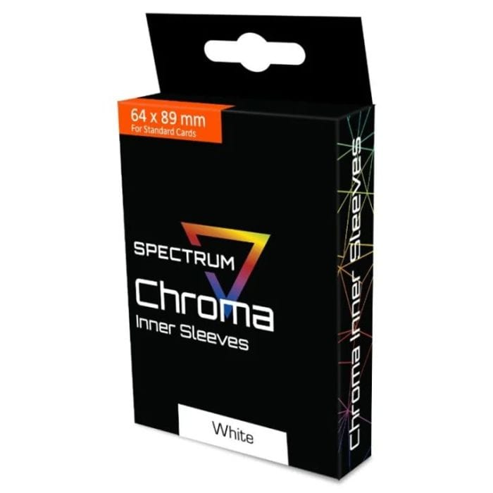 BCW Diversified Deck Protector: Spectrum: Chroma Inner Sleeves: White (100) - Lost City Toys