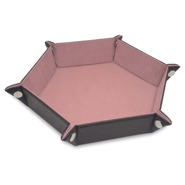 BCW Diversified Dice Tray: LX: Hex: Pink - Lost City Toys