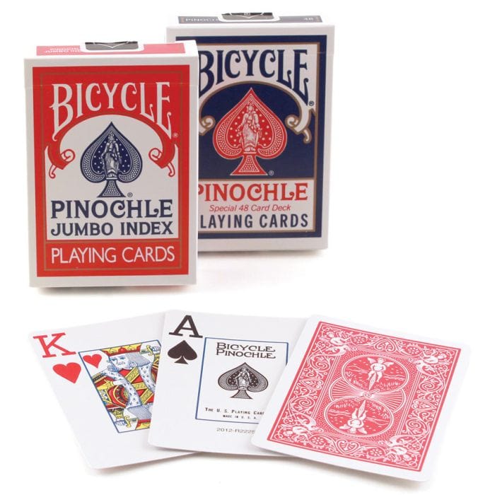 Bicycle Non Collectible Card Games Bicycle Playing Cards: Pinochle Jumbo Index