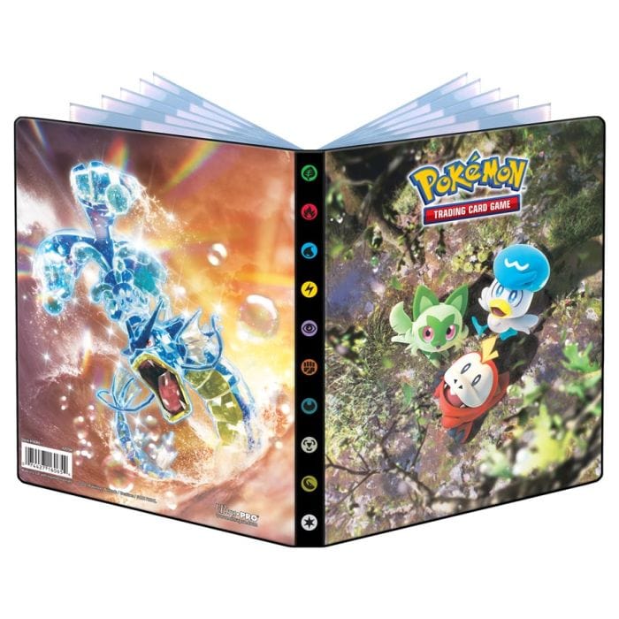 Binder: 4 - Pocket: Portfolio: Pokemon: Scarlet & Violet: Starters & Gyarados - Lost City Toys