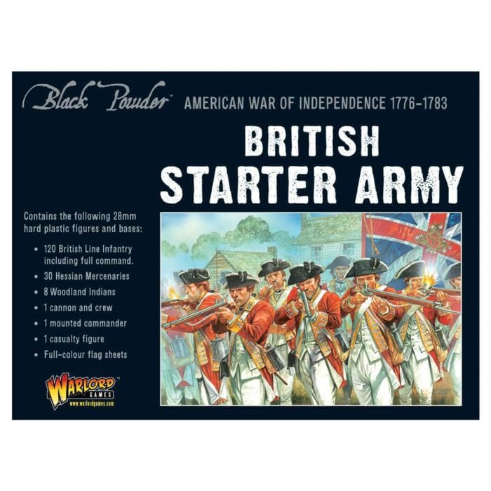 Black Powder: American War of Independence: British Army Starter Set - Lost City Toys