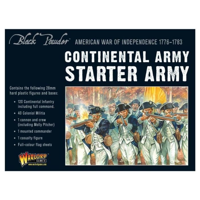 Black Powder: American War of Independence: Continental Army Starter Set - Lost City Toys