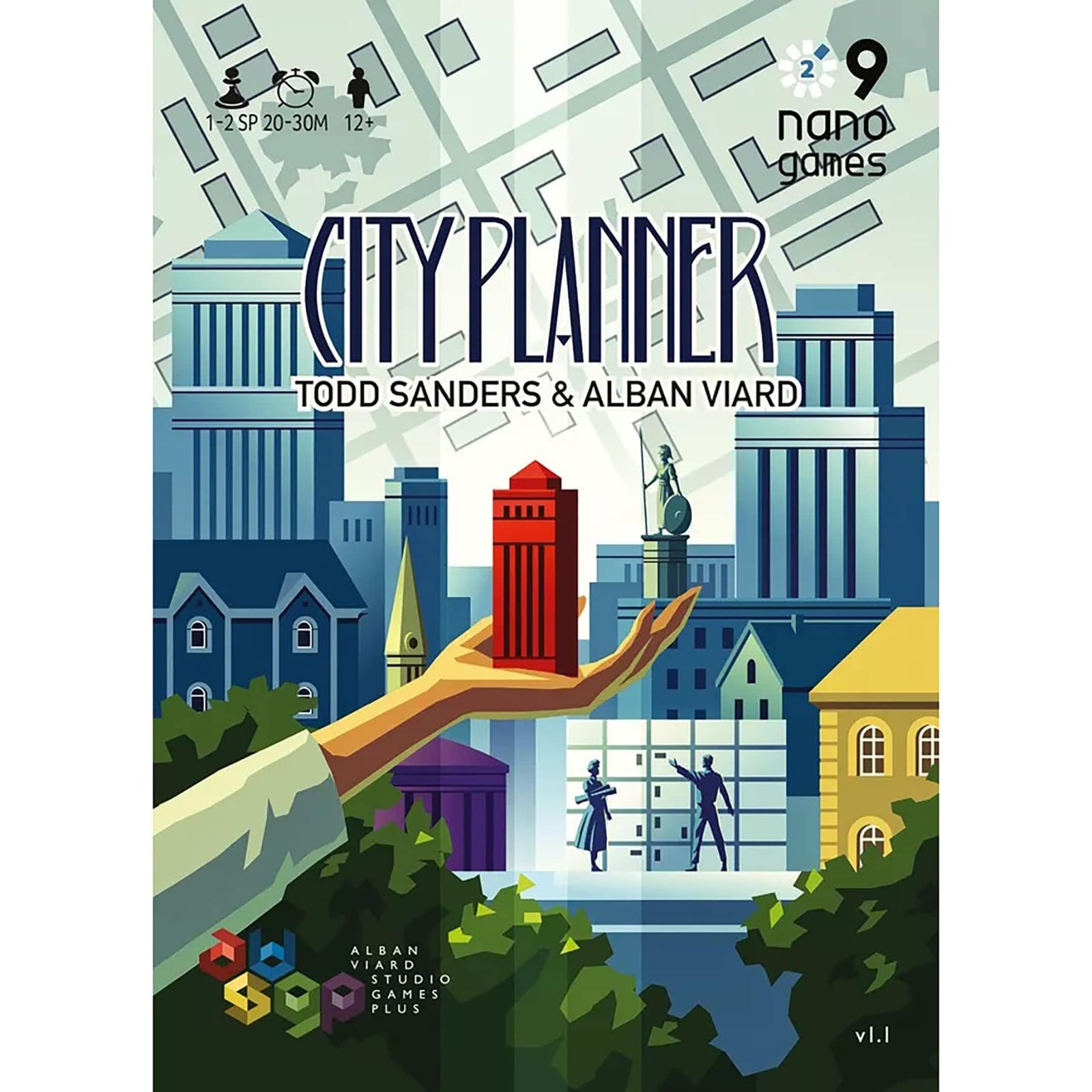 Capstone Games Nano9Games: Volume 2 - City Planner - Lost City Toys