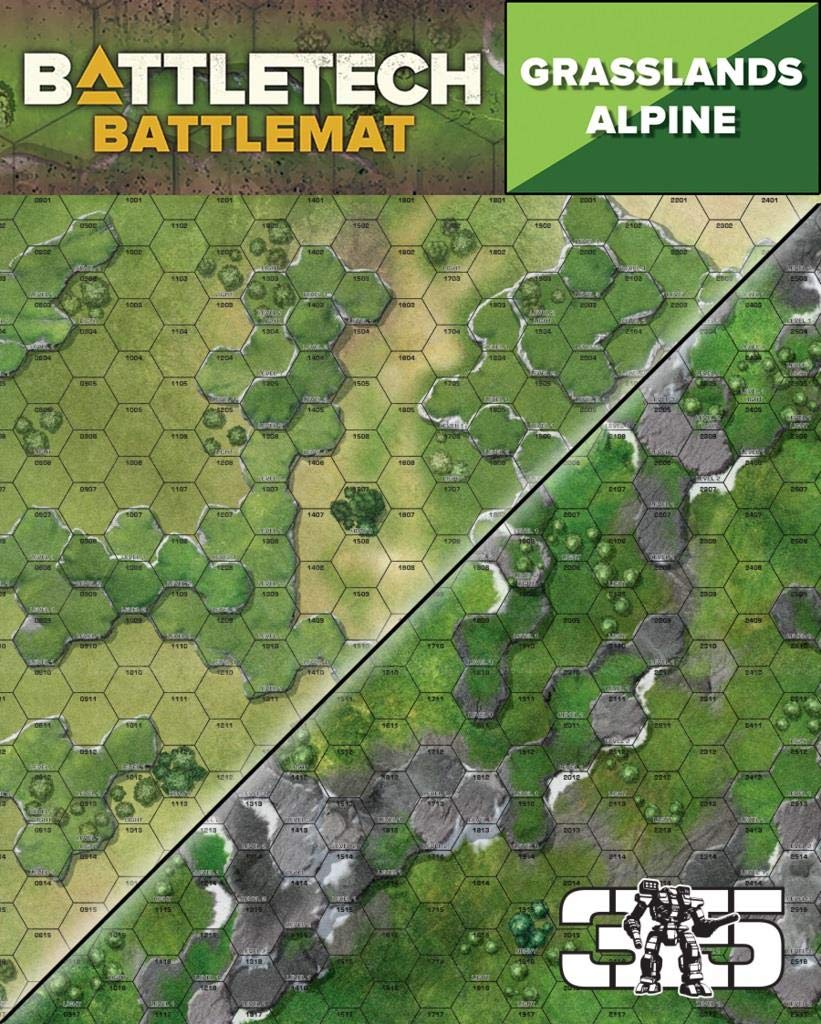 Catalyst Game Labs BattleTech: Battle Mat - Grasslands Alpine - Lost City Toys
