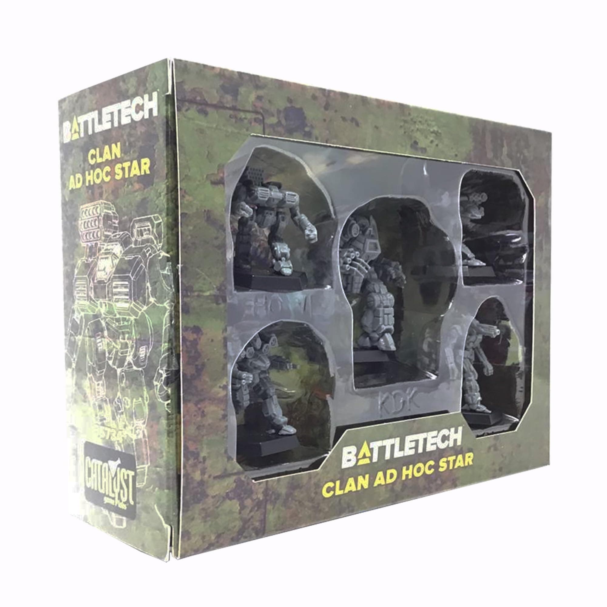 Catalyst Game Labs BattleTech: Miniature Force Pack - Clan Ad Hoc Star - Lost City Toys