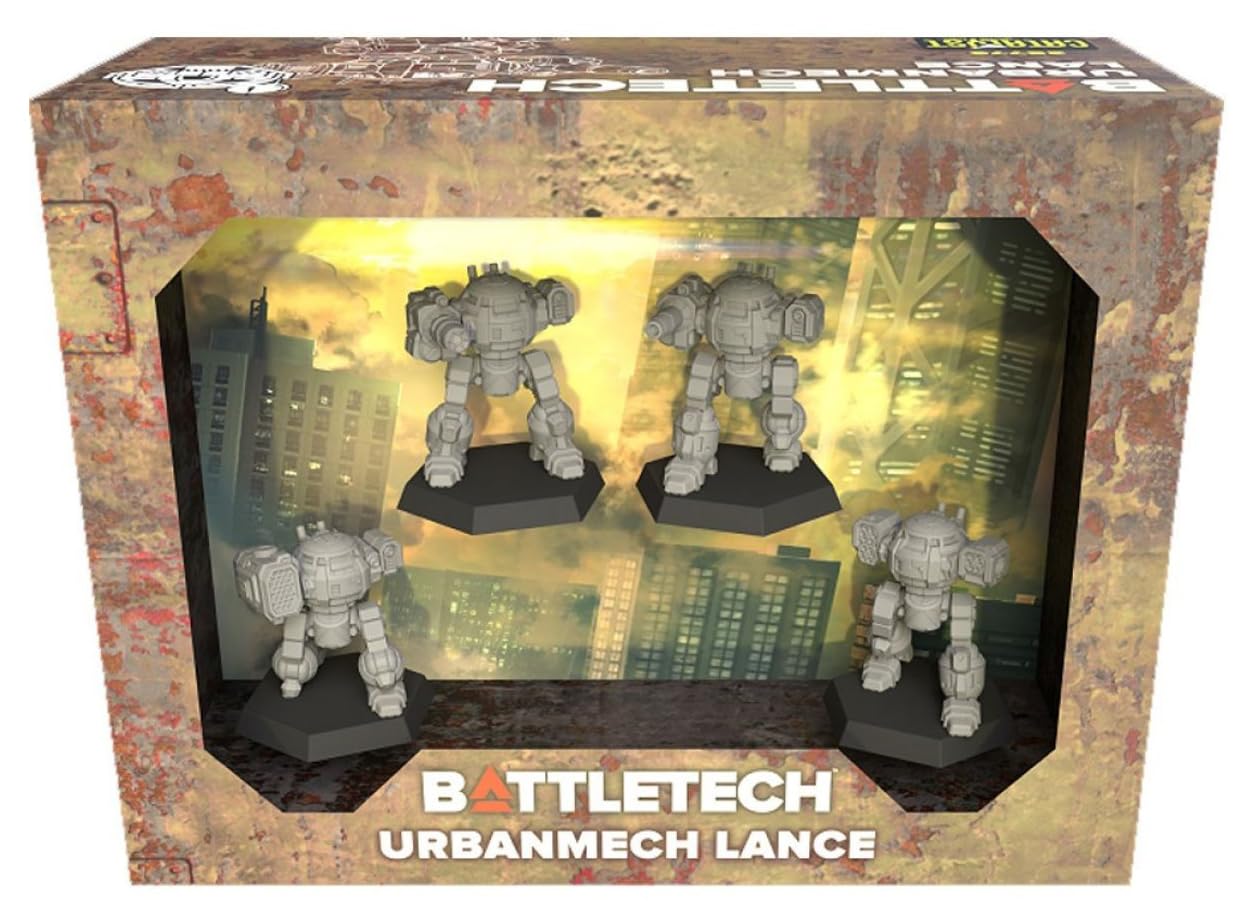 Catalyst Game Labs BattleTech: Miniature Force Pack - UrbanMech Lance - Lost City Toys