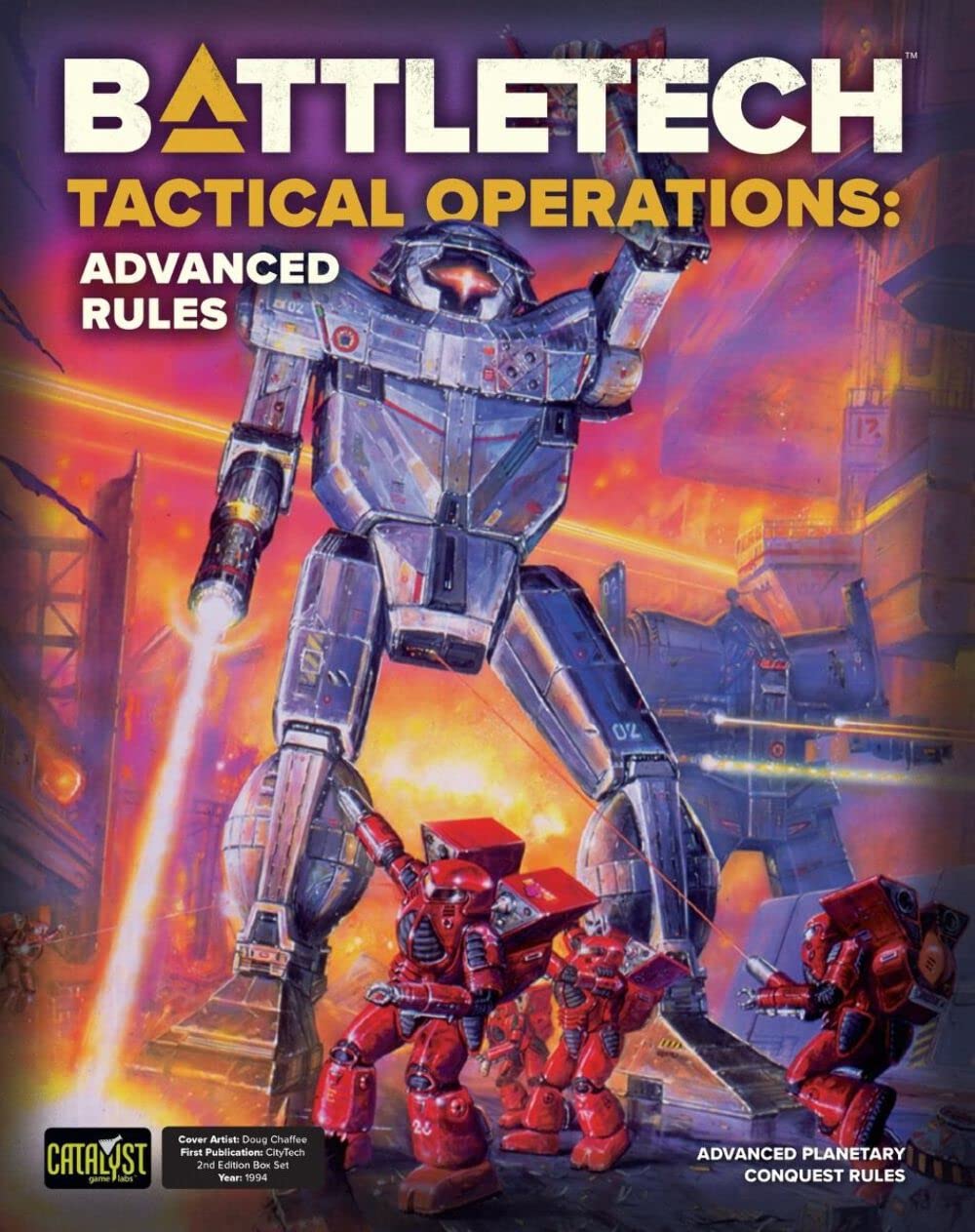 Catalyst Game Labs BattleTech: Tactical Operations - Advanced Rules - Lost City Toys