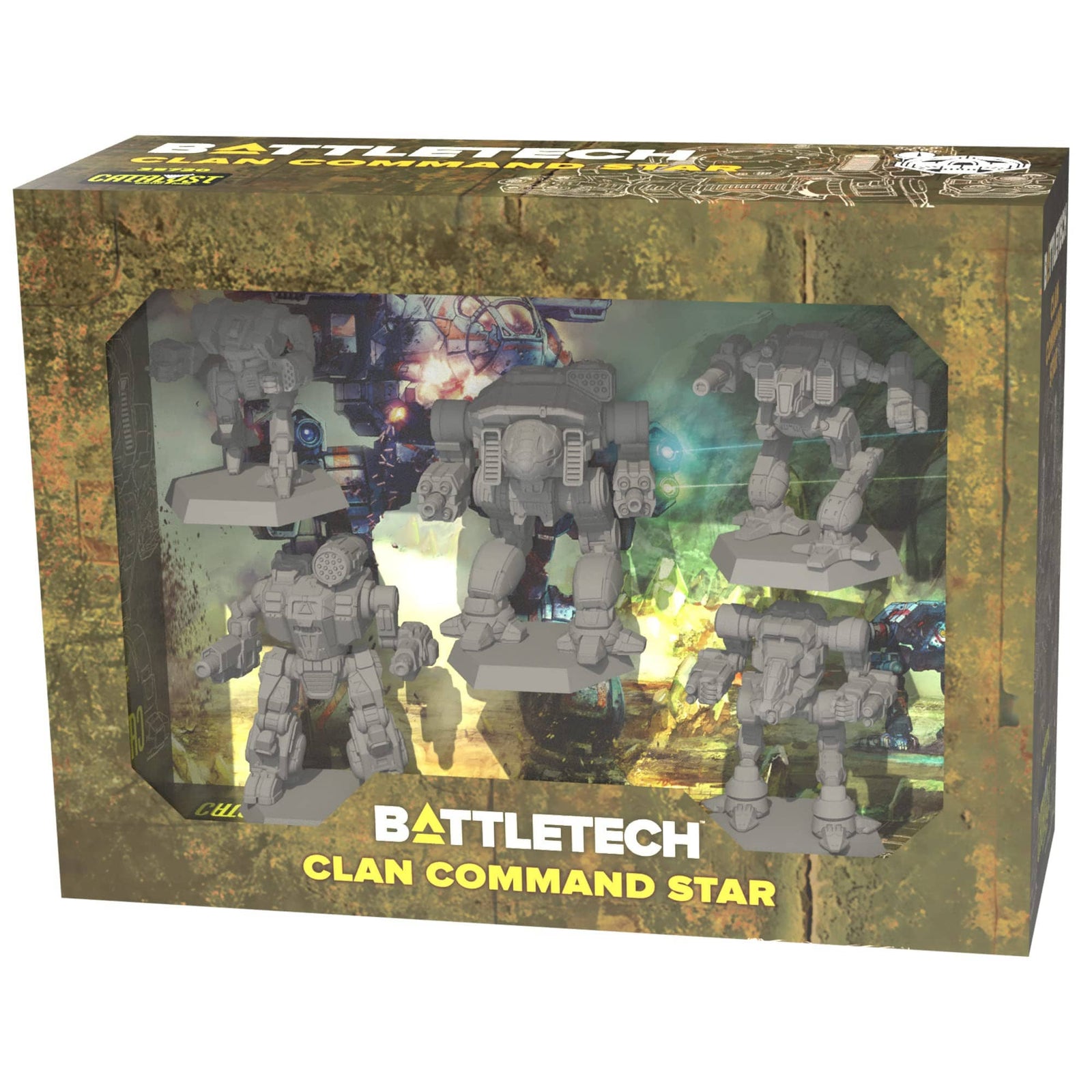 Catalyst Game Labs Miniatures Games Catalyst Game Labs BattleTech: Miniature Force Pack - Clan Command Star