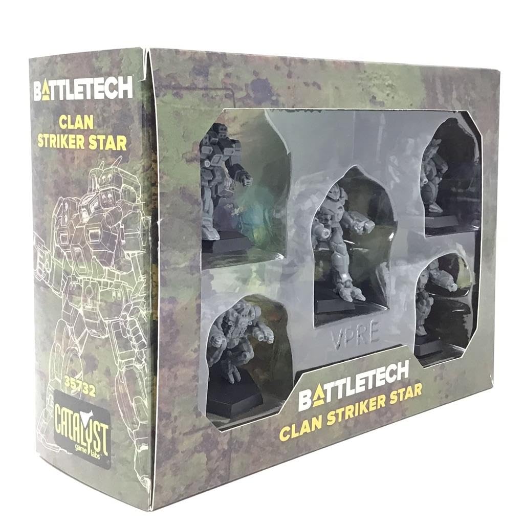 Catalyst Game Labs Miniatures Games Catalyst Game Labs BattleTech: Miniature Force Pack - Clan Striker Star