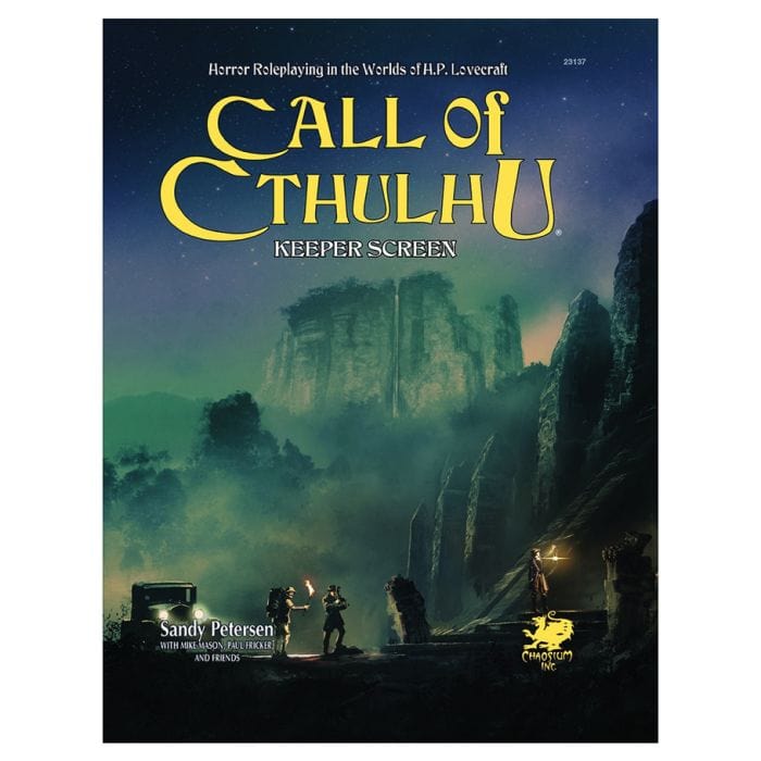 Chaosium, Inc. Role Playing Games Chaosium Call of Cthulhu 7E: Keeper Screen Pack