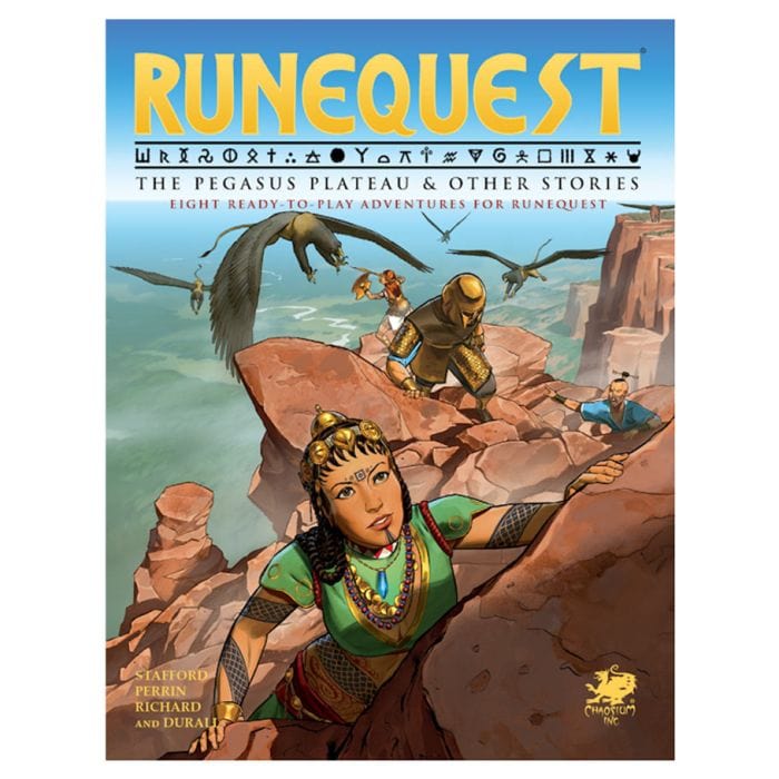Chaosium, Inc. Role Playing Games Chaosium RuneQuest: The Pegasus Plateau & Other Stories