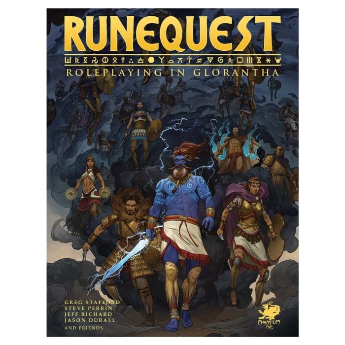 Chaosium RuneQuest: Roleplaying In Glorantha Core Rulebook - Lost City Toys