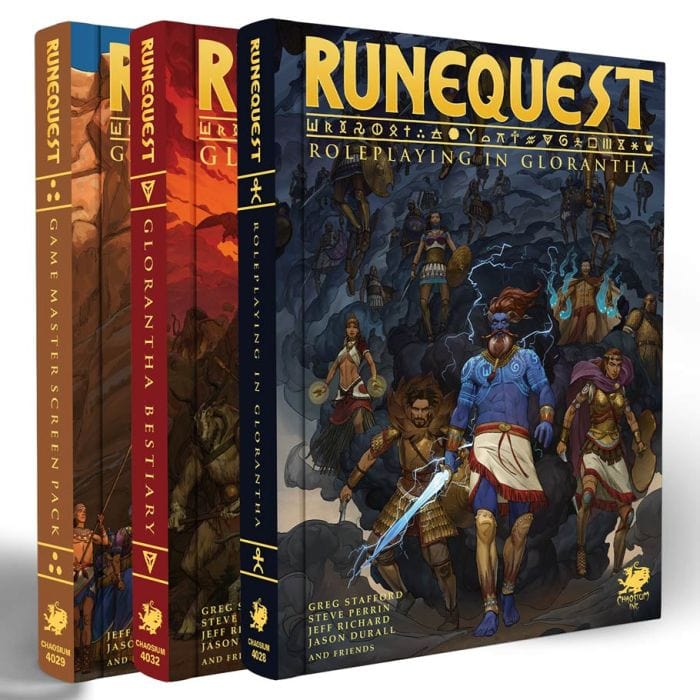 Chaosium RuneQuest: Roleplaying in Glorantha Deluxe Slipcase Set - Lost City Toys