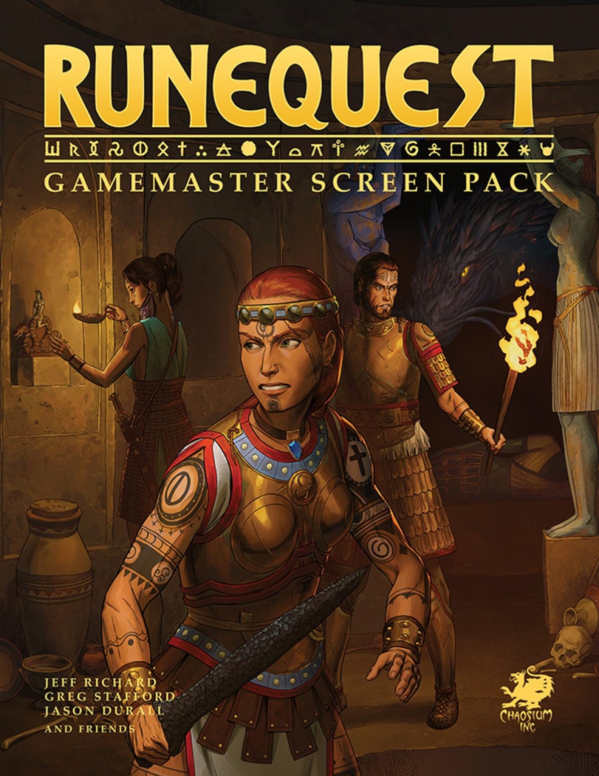 Chaosium RuneQuest RPG: Gamemaster Screen Pack - Lost City Toys