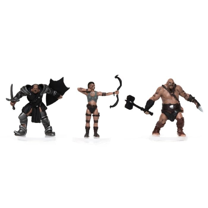 Characters of Adventure: Orcs 3 - Set: Set B - Archer, Paladin, Battlemaster - Lost City Toys