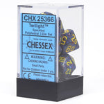 Chessex Manufacturing 7 - Set Cube Speckled Twilight - Lost City Toys