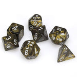 Chessex Manufacturing Accessories Chessex Manufacturing Leaf Poly Black/Gold/Silver (7)