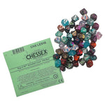 Chessex Manufacturing Bag of 50: Mini Assorted Loose d10s 2nd Release - Lost City Toys