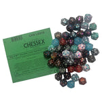 Chessex Manufacturing Bag of 50: Mini Assorted Loose d20s 2nd Release - Lost City Toys