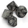Chessex Manufacturing Borealis: Light Smoke/silver Luminary Set of Ten d10s - Lost City Toys