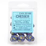 Chessex Manufacturing d10 Clamshell Speckled Twilight (10) - Lost City Toys