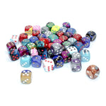 Chessex Manufacturing d6 Bag 16mm Gemini with Pips (50) - Lost City Toys