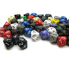 Chessex Manufacturing Opaque: D10 Poly Assorted Bag of Dice (50) - Lost City Toys