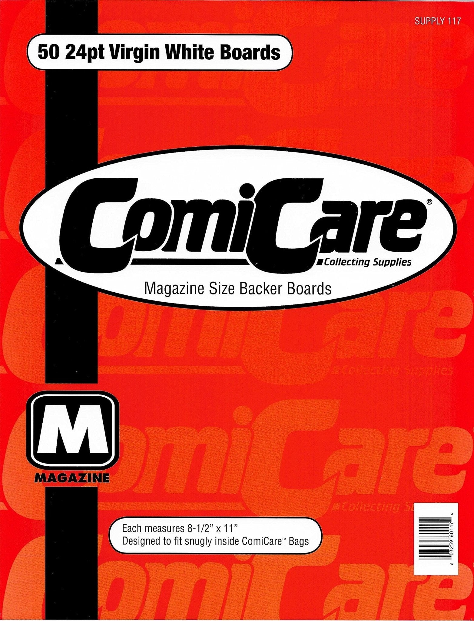 Comicare Supplies Comicare: Magazine Boards (50) - Lost City Toys