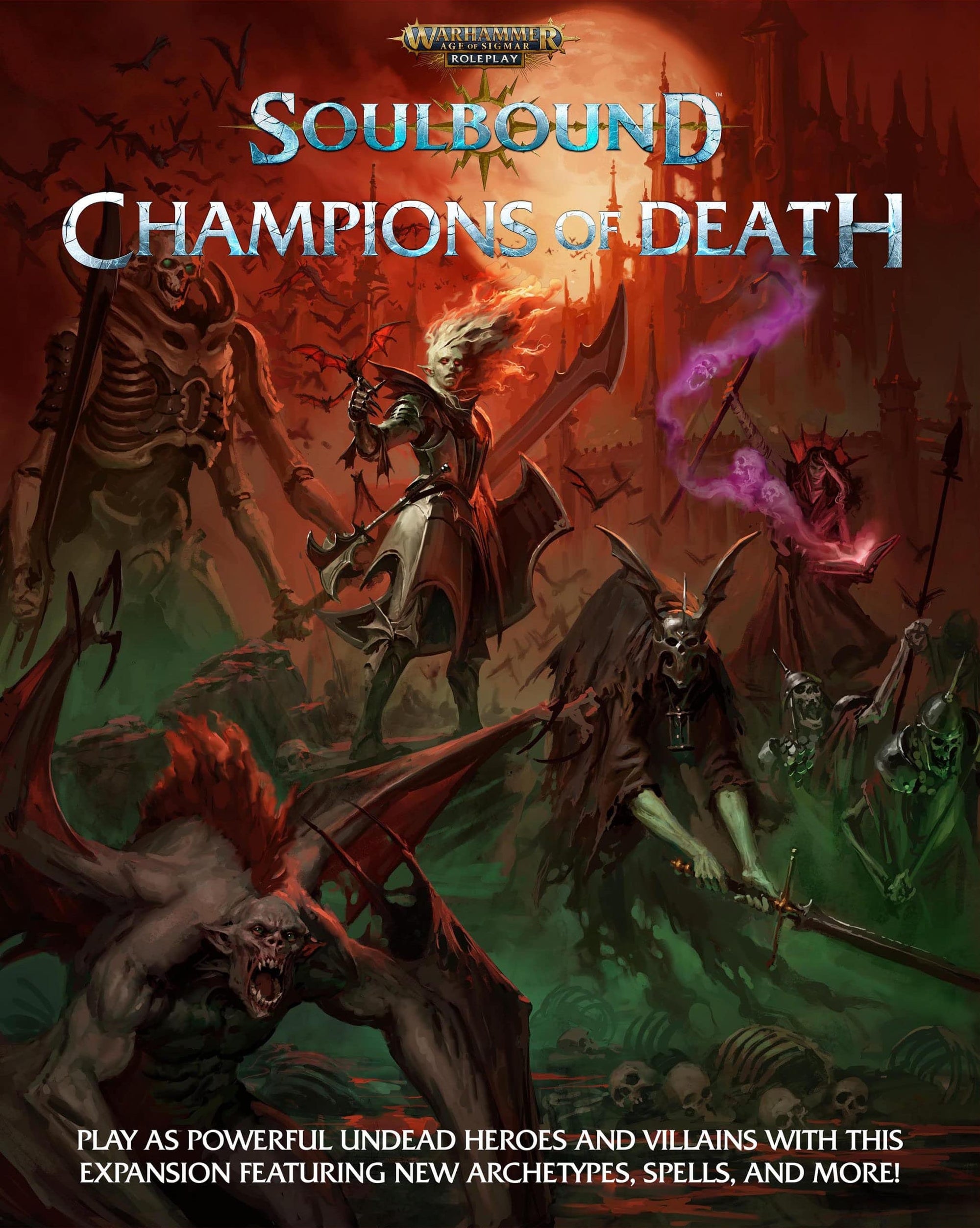 Cubicle 7 Role Playing Games Cubicle 7 Warhammer Age of Sigmar - Soulbound RPG: Champions of Death