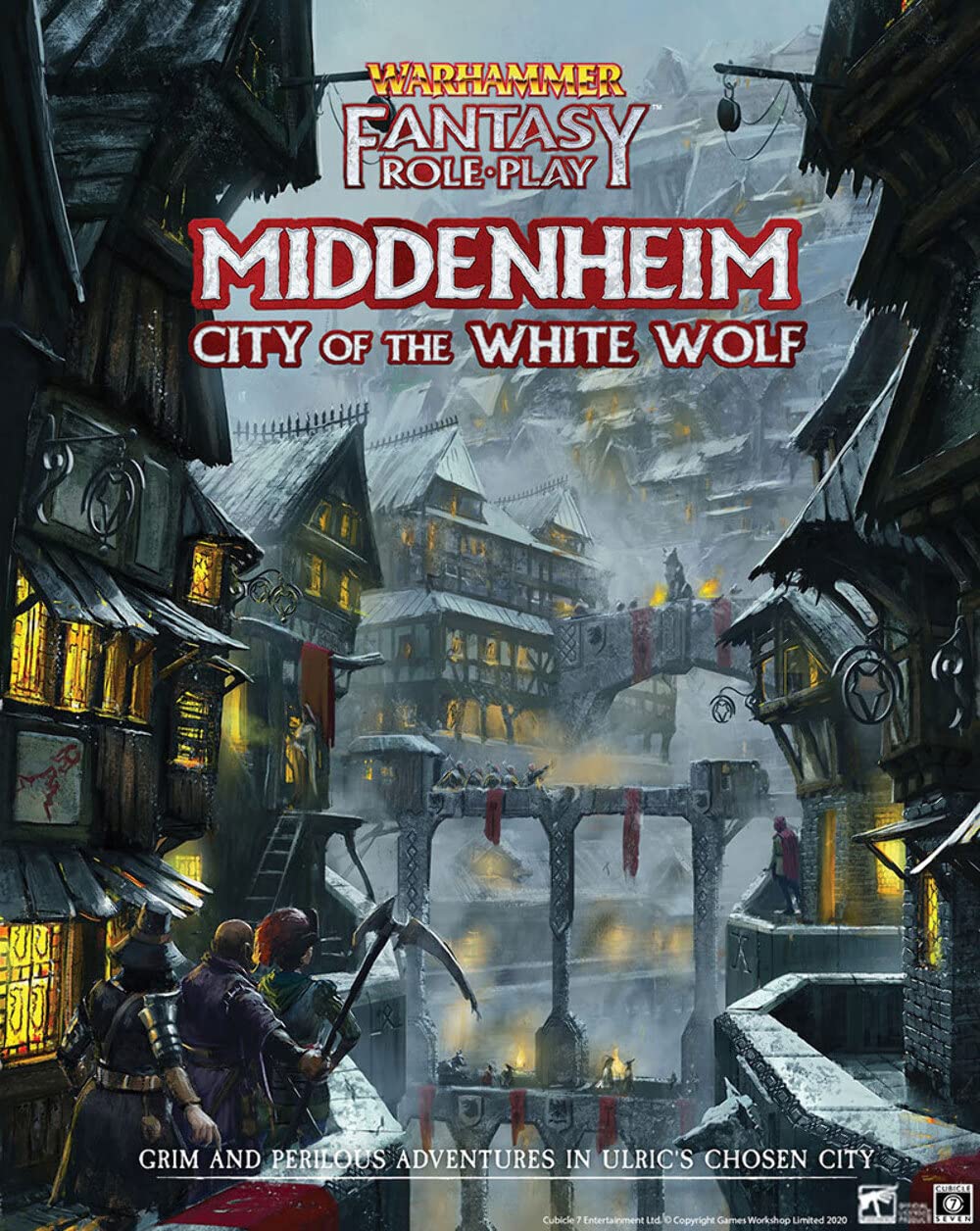 Cubicle 7 Warhammer Fantasy RPG: Middenheim - City of the White Wolf - Lost City Toys