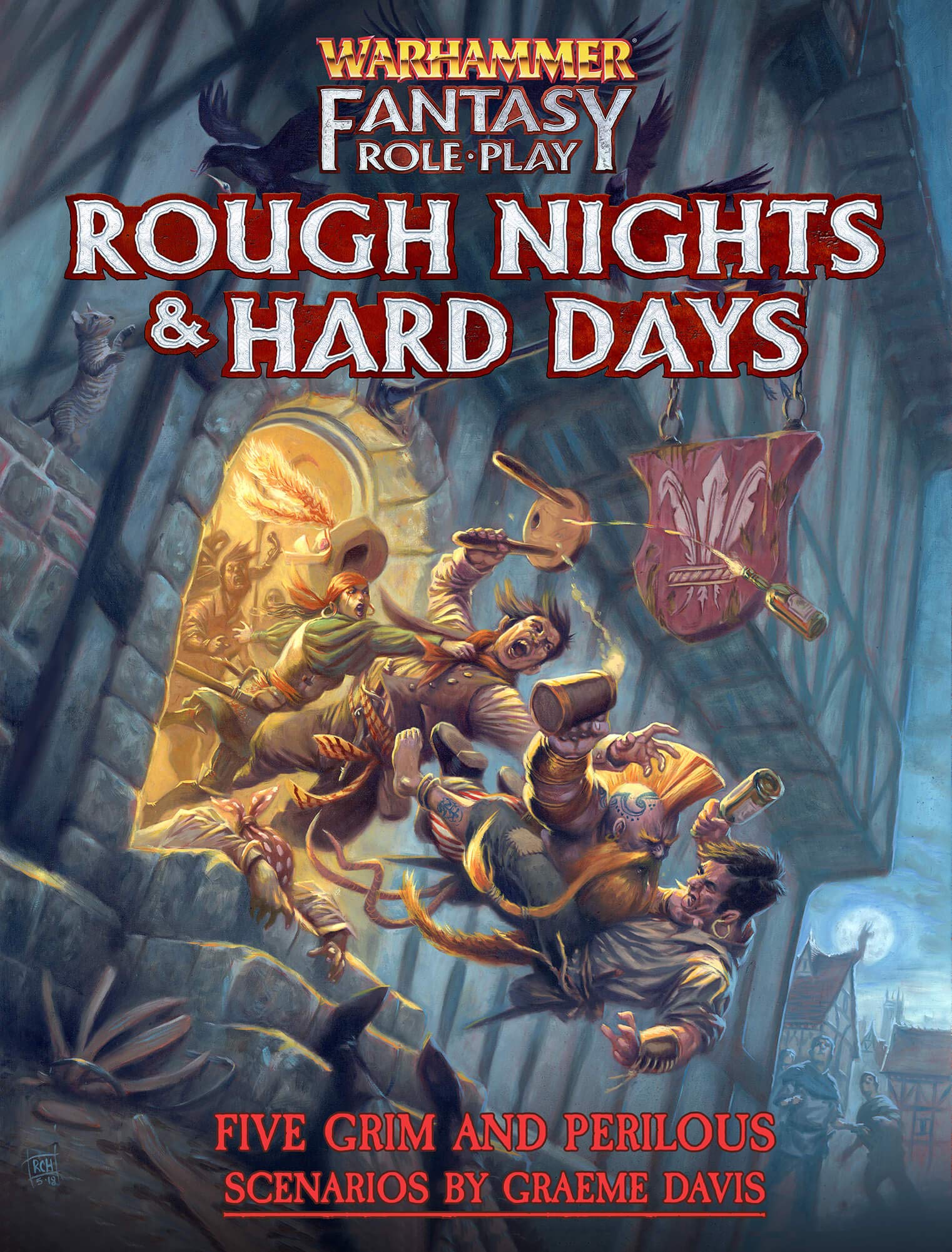 Cubicle 7 Warhammer Fantasy RPG: Rough Nights and Hard Days - Lost City Toys