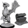 D&D Miniatures - W13 Bronze Dragon Wyrmling & Pile of Sea found Treasure - Lost City Toys