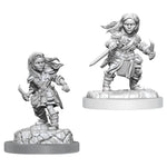 D&D: Nolzur's Marvelous Miniatures: Halfling Rogue Female Wave 20 (Unpainted) - Lost City Toys