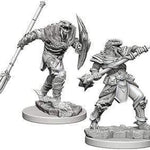 D&D Nolzur's Marvelous Miniatures - W05 Dragonborn Male Fighter with Spear - Lost City Toys
