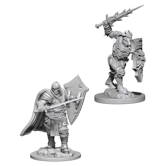 D&D: Nolzur's Marvelous Minis: Death Knight & Helmed Horror W6 (Unpainted) - Lost City Toys