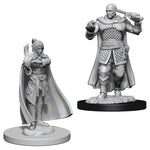 D&D: Nolzur's Marvelous Minis: Human Ranger & Moon Elf Sorcerer W8 (Unpainted) - Lost City Toys