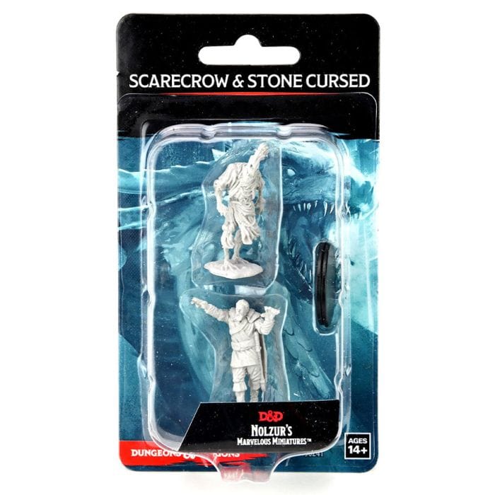 D&D: Nolzur's Marvelous Minis: Scarecrow & Stone Cursed Wave 14 (Unpainted) - Lost City Toys