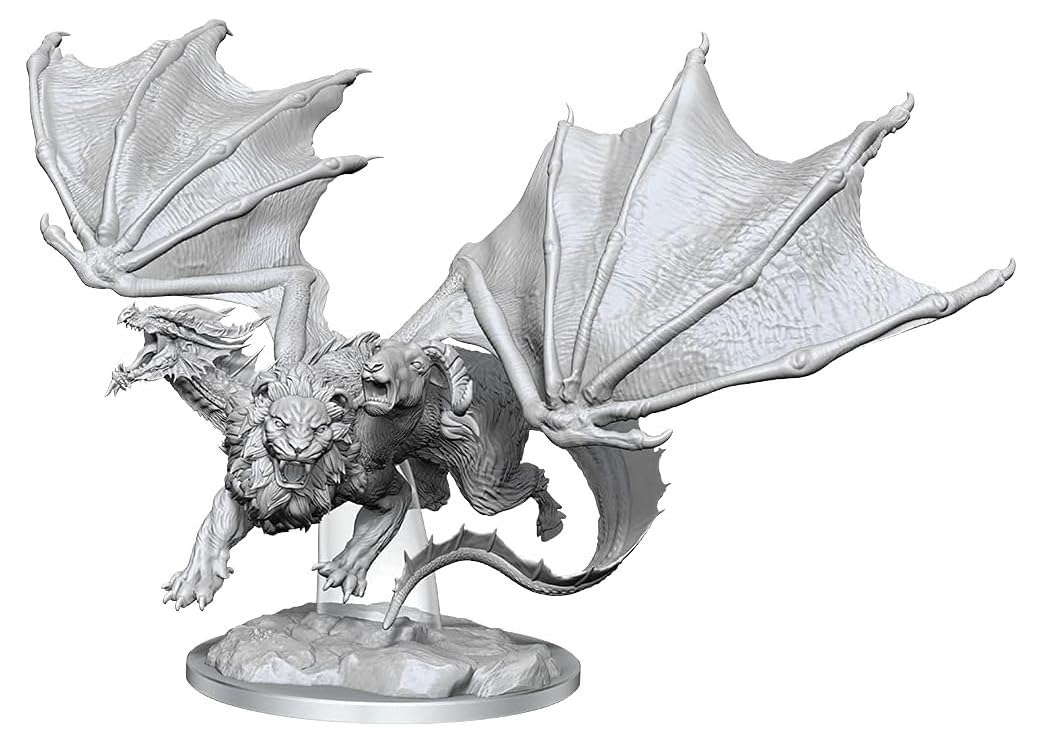 D&D Nolzur's Marvelous Unpainted Miniatures - Paint Night Kit 7 - Chimera - Lost City Toys