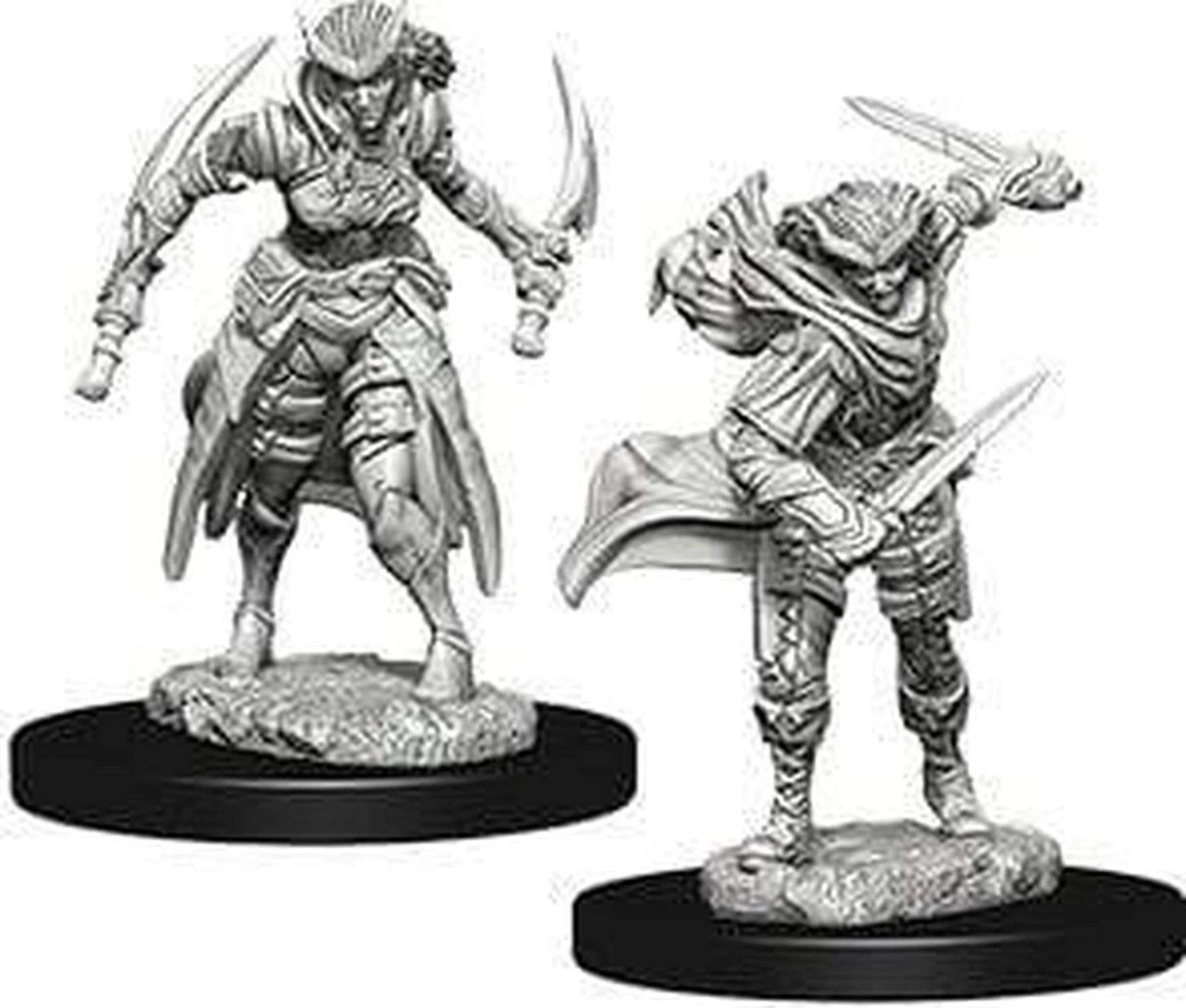 D&D Nolzur's Marvelous Unpainted Miniatures - W07 Tiefling Female Rogue - Lost City Toys