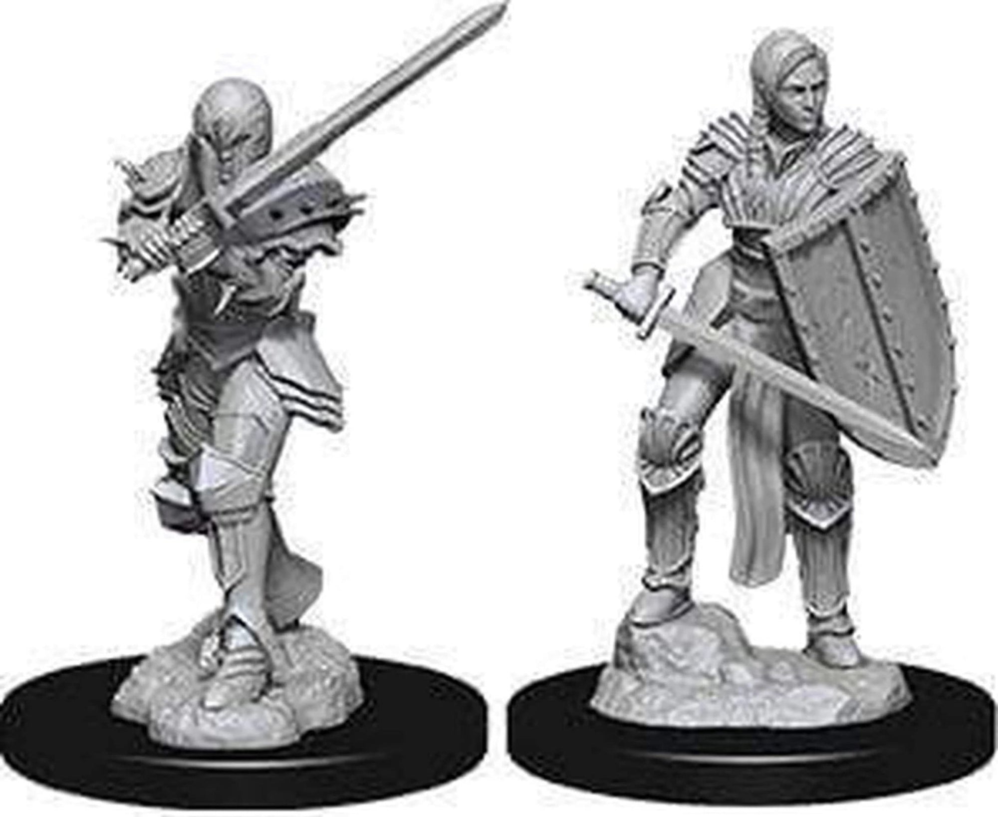 D&D Nolzur's Marvelous Unpainted Miniatures - W09 Female Human Fighter - Lost City Toys