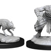 D&D Nolzur's Marvelous Unpainted Miniatures - W14 Jackalwere & Jackal - Lost City Toys