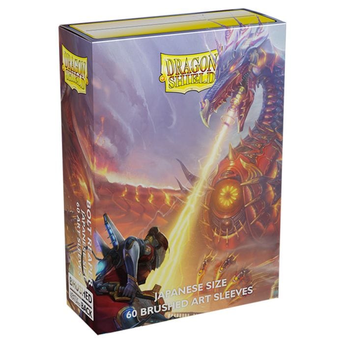 Deck Protector: Dragon Sheild: Japanese: Art: Brushed: Bolt Reaper (60) - Lost City Toys